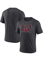 Chicago Bulls Charcoal Triblend Selection Short Sleeve Fashion T Shirt