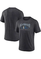 Dallas Mavericks Charcoal Triblend Selection Short Sleeve Fashion T Shirt