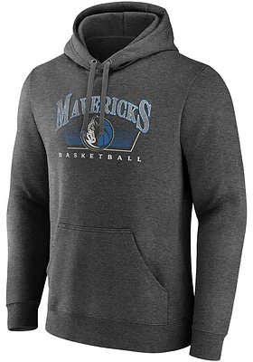 Dallas Mavericks Mens Charcoal Selection Pullover Long Sleeve Hoodie
