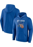 Dallas Mavericks Mens Blue Cotton Alley Oop Pullover Long Sleeve Hoodie