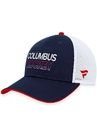 Columbus Blue Jackets 2023 Authentic Pro Trucker Adjustable Hat