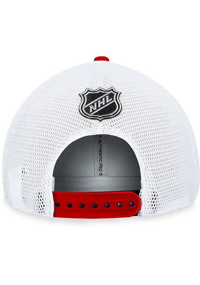 Columbus Blue Jackets 2023 Authentic Pro Trucker Adjustable Hat