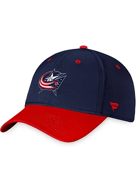 Columbus Blue Jackets Mens 2023 Authentic Pro 2T Stretch Flex Hat