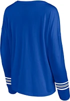 Kentucky Wildcats Womens Blue Triple Script LS Tee