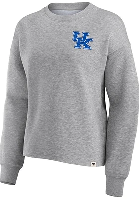 Kentucky Wildcats Womens Grey Ready Play LS Tee