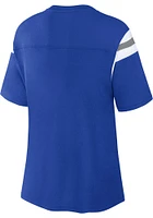 Kentucky Wildcats Womens Blue Striped Tailgate Short Sleeve T-Shirt