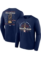 Houston Astros Navy Blue 2022 World Series Champions Roster Long Sleeve T Shirt