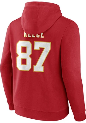 Travis Kelce Kansas City Chiefs Mens Red HOME Hood Player