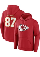 Travis Kelce Kansas City Chiefs Mens Red HOME Hood Player