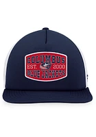 Columbus Blue Jackets Blue 2T Patch Foam Trucker Mens Snapback Hat