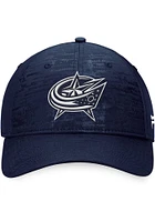 Columbus Blue Jackets Mens Heathered Tonal Structured Stretch Flex Hat