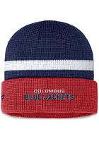 Columbus Blue Jackets Blue 2T Cuffed Beanie Mens Knit Hat