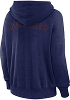 Columbus Blue Jackets Womens Navy Heritage Hooded Sweatshirt