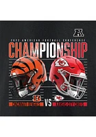 Kansas City Chiefs Black 2022 Conference Match Up Short Sleeve T Shirt