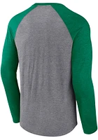 Philadelphia Eagles Grey Weekend Casual Raglan Long Sleeve Fashion T Shirt