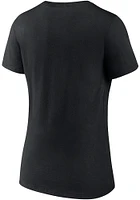 Pittsburgh Pirates Womens Black Hometown Short Sleeve T-Shirt