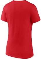 St Louis Cardinals Womens Red Hometown Short Sleeve T-Shirt