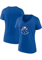 Texas Rangers Womens Blue Hometown Short Sleeve T-Shirt