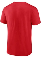 Philadelphia Phillies Red Fundamentals Cotton Ahead Short Sleeve T Shirt