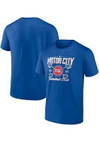 Detroit Pistons Blue Team Pride Short Sleeve T Shirt