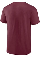 Cleveland Cavaliers Maroon Announcer Short Sleeve T Shirt