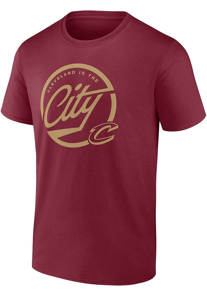 Cleveland Cavaliers Maroon Team Pride Short Sleeve T Shirt