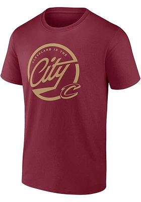 Cleveland Cavaliers Maroon Team Pride Short Sleeve T Shirt