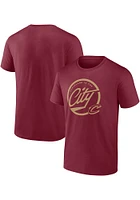 Cleveland Cavaliers Maroon Team Pride Short Sleeve T Shirt
