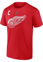 Dylan Larkin Detroit Red Wings Authentic Stack Graphic Short Sleeve Player T Shirt