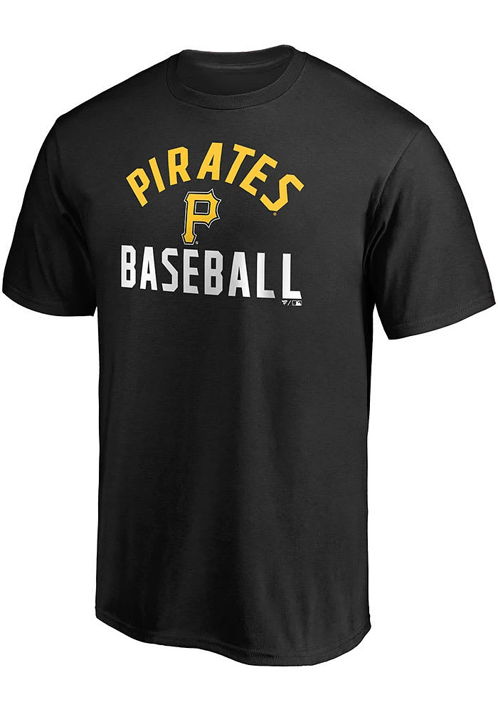 Pittsburgh Pirates Black Arched Team Short Sleeve T Shirt