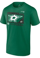 Dallas Stars Kelly Green Full Strength 2023 Conf Participant Short Sleeve T Shirt