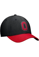 Nike Ohio State Buckeyes Mens Black Swooshflex Flex Hat