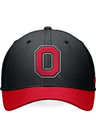 Nike Ohio State Buckeyes Mens Black Swooshflex Flex Hat