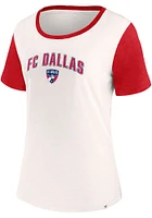 FC Dallas Womens White Volley Short Sleeve T-Shirt