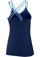 Sporting Kansas City Womens Navy Blue Barrel Tank Top