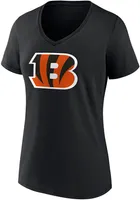 Joe Burrow Cincinnati Bengals Womens Black Iconic Player T-Shirt