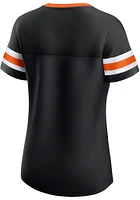 Cincinnati Bengals Womens Iconic Bling Sunday Best Fashion Football Jersey - Black