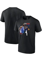 Joel Embiid Philadelphia 76ers Black NBA MVP Short Sleeve Player T Shirt