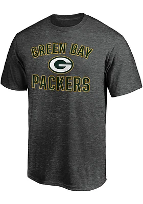 Green Bay Packers Charcoal Victory Arch Short Sleeve T Shirt