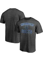 Indianapolis Colts Charcoal Victory Arch Short Sleeve T Shirt