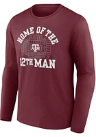 Texas A&M Aggies Maroon Proud and Honored Long Sleeve T Shirt