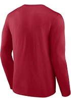 Oklahoma Sooners Cardinal Proud and Honored Long Sleeve T Shirt