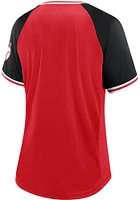 Cincinnati Reds Womens Glitz and Glame Fashion Baseball Jersey - Red