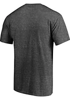 Cincinnati Reds Charcoal Iconic Cotton Primary Short Sleeve T Shirt