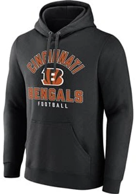 Cincinnati Bengals Mens Black Fleece POH Long Sleeve Hoodie