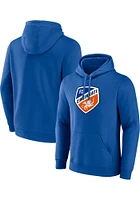 FC Cincinnati Mens Blue Primary Logo Long Sleeve Hoodie