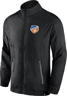 FC Cincinnati Mens Black Header Light Weight Jacket