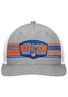 FC Cincinnati Stroke Trucker Adjustable Hat - Grey