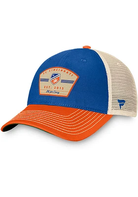 FC Cincinnati Archer 2T Meshback Adjustable Hat - Blue