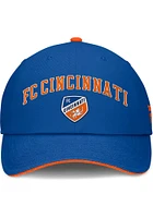 FC Cincinnati Old School Unstructured Adjustable Hat - Blue